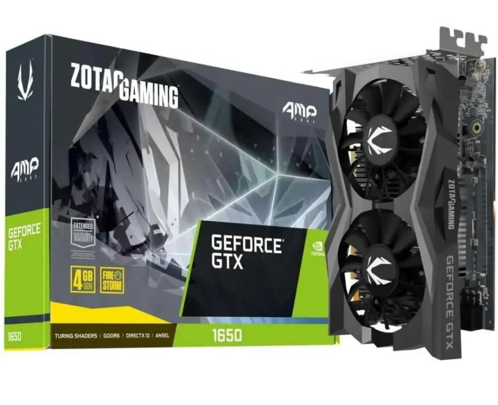 Zotac Gaming Geforce GTX 1650 Amp Core Gddr6 4Gb 128Bit Pcie 3.0 Graphics Card with 1650 Mhz Boost Clock&5 Years Warranty (2 Years Warranty + 3 Years Extended Warranty),pci_e