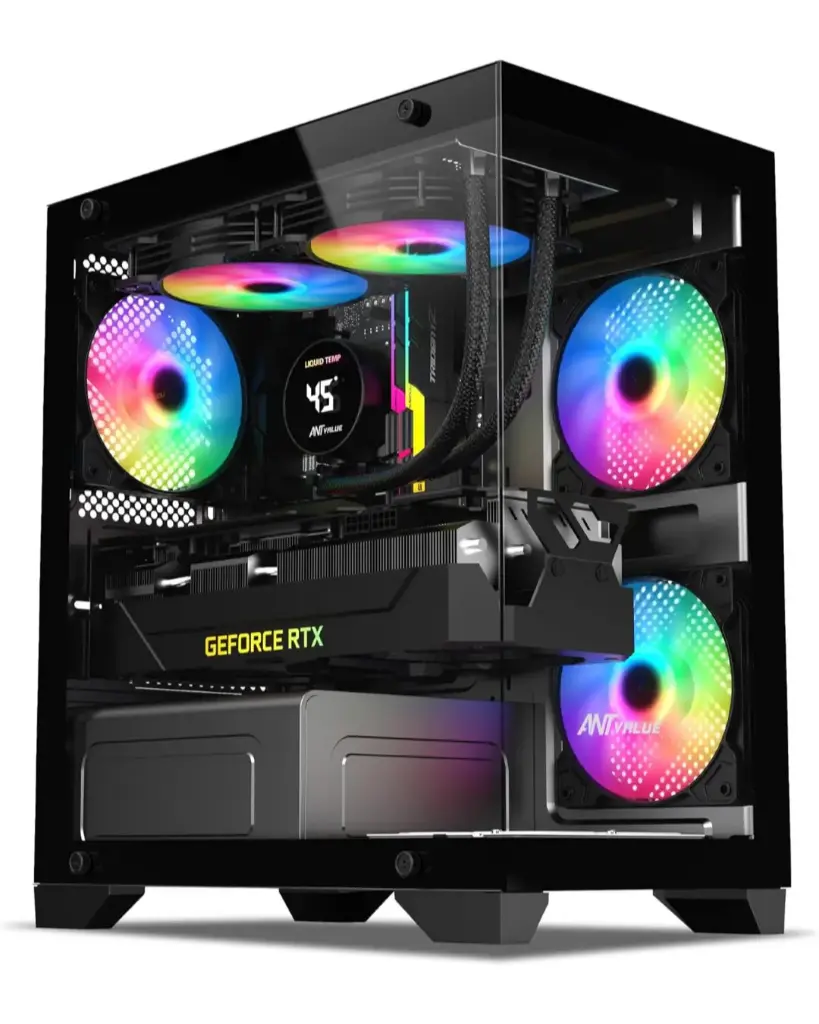 Prebuilt Gaming PC, Midrange PC for gamers AMD Ryzen 5 5500, 16 GB DDR4 RAM, RTX 3050, 700W power supply, 512 GB SSD,  Windows 11 Home